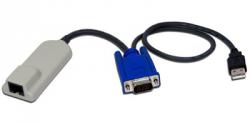Адаптер для подключения серверов к KVM Avocent, с USB клавиатурой, мышью и VGA монитором. - фото