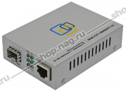 Медиаконвертер  10/100/1000-Base-T / 1000Base-FX с SFP-портом