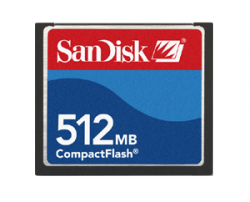 Память Compact Flash 512Mb - фото