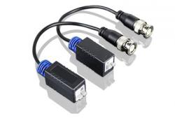 Приемопередатчик видеосигнала по витой паре пассивный SNR-B-P1V HD  1-канальный(пара) для  HDCVI, HDTVI, AHD - фото