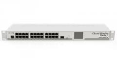 Коммутатор Cloud Router Switch Mikrotik 125-24G-1S-RM (RouterOS L5), 1U форм-фактор